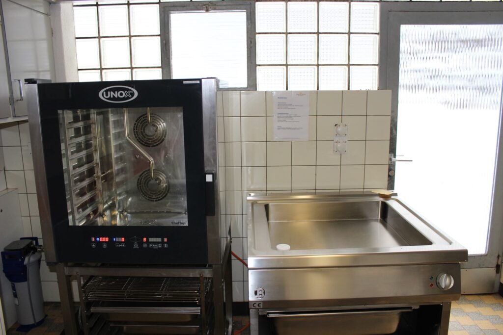 Kombisteamer in der Küche